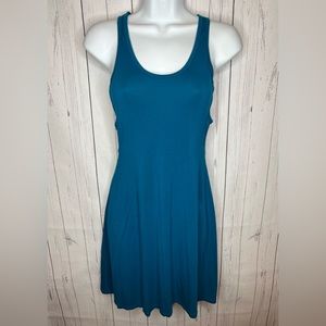 Express Dress Women’s Small Blue Cut Out Racerback Sleeveless Casual